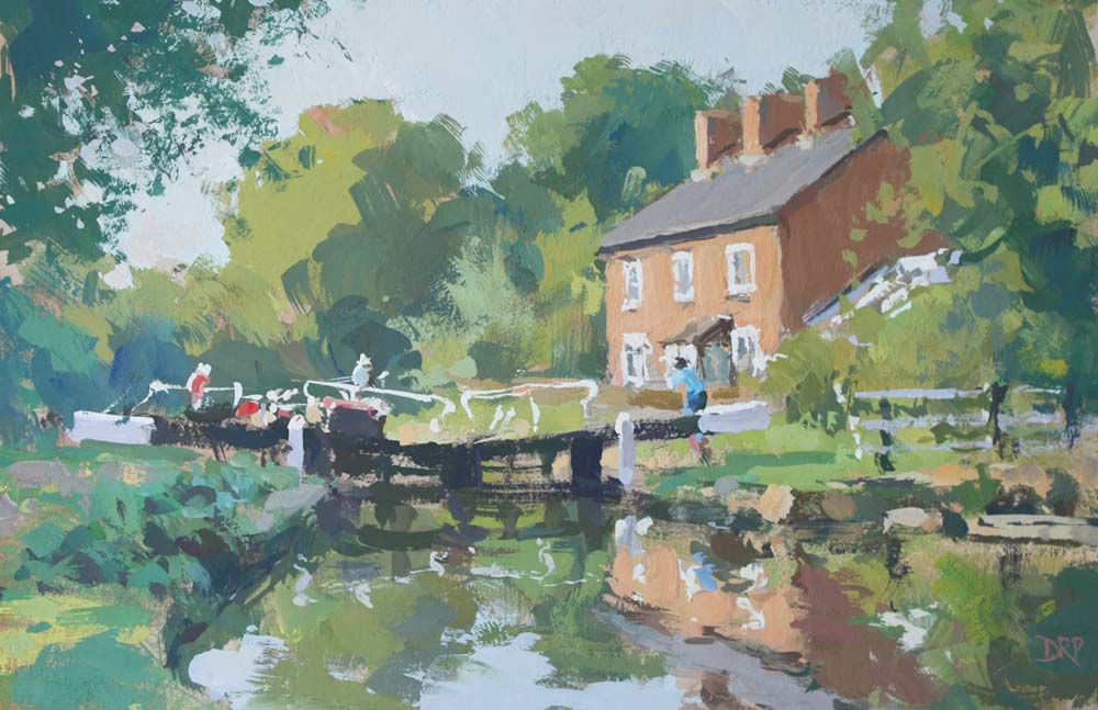 Canal reflection, Braunston